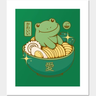 Ramen Frog Posters and Art